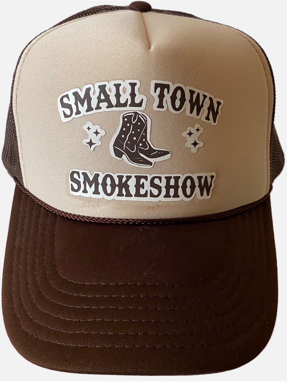 Otto, Snap-Back Trucker Cap Small Town Smoke Show Hat Western Cowboy Sports